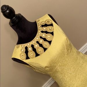 Canary Yellow After 5 Dress